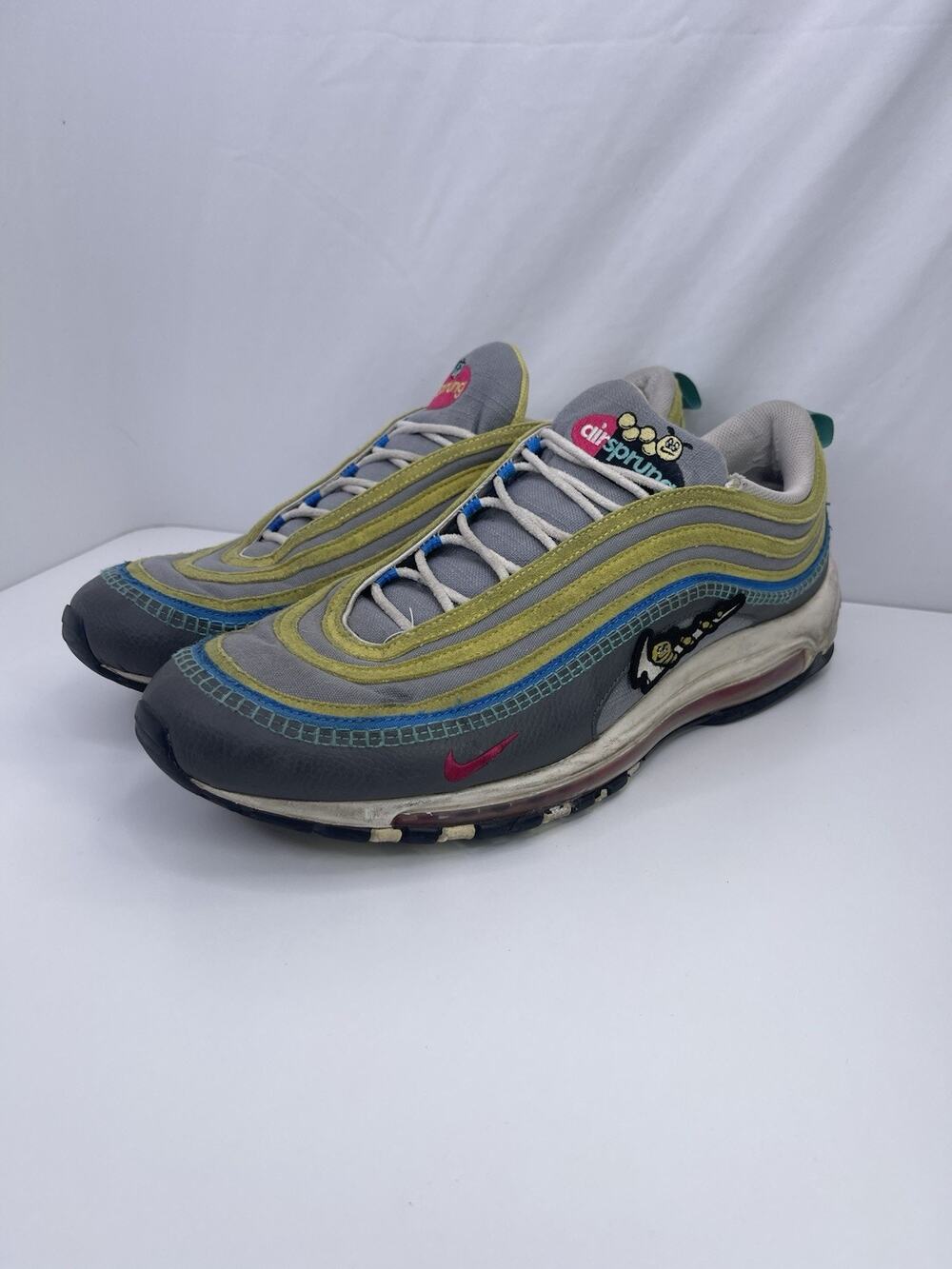 Nike Air Max 97 SE Air Sprung Iron Grey Running Shoes DH4759-001 Mens Size 15